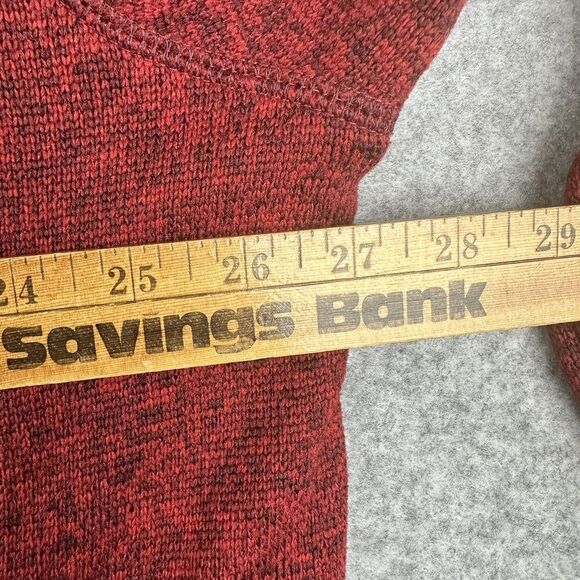 Woolrich Snap Pullover Sweater Mens XXL Heather Red Hiking Outdoor Performance - Picture 9 of 13